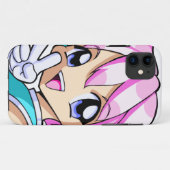 かわいい日本製アニメの女の子 Case-Mate iPhoneケース (裏面(横))