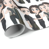 かわいい日本製アニメ ラッピングペーパー (ロールコーナー)