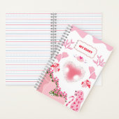 かわいい日記 ノートブック (内側)