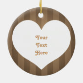 かわいい旧式チョコレートミルクセーキのデザイン セラミックオーナメント (裏面)