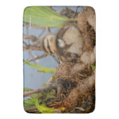 かわいい早熟なアヒル バスマット (正面縦)