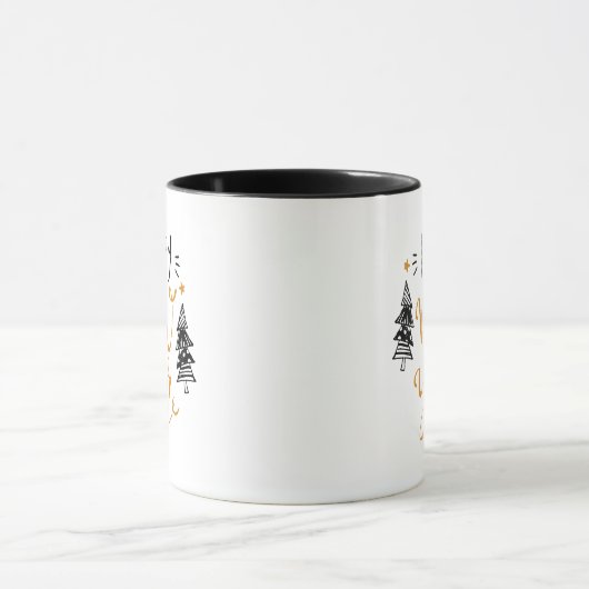 かわいい明けましておめでとうはマグを言い表わします マグカップ (中央)