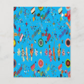 かわいい明るいカラフルフローラ チラシ (裏面)