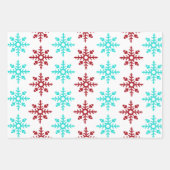 かわいい明るいクリスマス ラッピングペーパーシート (正面2)