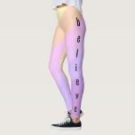 かわいい明るいネオンのブラシカラー レギンス<br><div class="desc">明るいネオン色のブラシストローク。ユニコーンの恋人のために。</div>