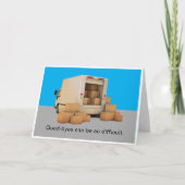 かわいい明るい別れのグリーティングカード カード (正面)