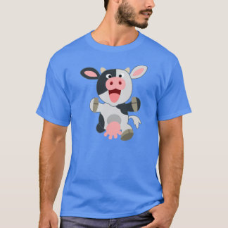かわいい明るい漫画の牛Tシャツ Tシャツ