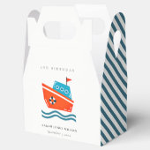 かわいい明るい航海のキッズボート任意の年齢誕生日 フェイバーボックス (オープン)