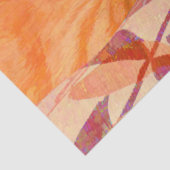 かわいい明るおもしろいいオレンジのタビーキャットデコパージュ 薄葉紙 (詳細)