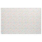 かわいい星とドットの紙吹雪（白） ファブリック (ファットクウォーター)