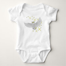 かわいい星フクロウTシャツ