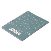 かわいい星座の空のパターン ノートブック (左側)