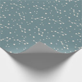 かわいい星座の空のパターン ラッピングペーパー (角)