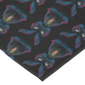 かわいい星明かりの目ウサギinヨガポーズ瞑想 テーブルクロス (アングル)