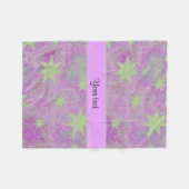 かわいい星 フリースブランケット (正面(横))