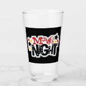 かわいい映画のナイトワードを飲むグラス タンブラーグラス (正面)