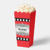 かわいい映画の看板のカスタマイズ可能なパーティー フェイバーボックス (はじけた状態)