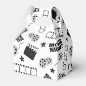 かわいい映画館のパーティータイル フェイバーボックス (裏面サイド)