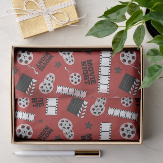 かわいい映画館のパーティータイル 薄葉紙 (ギフト)