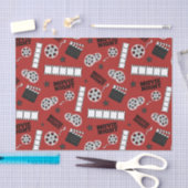 かわいい映画館のパーティータイル 薄葉紙 (クラフト)