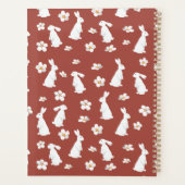 かわいい春うさぎパターン プランナー手帳 (裏面)