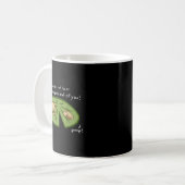 かわいい春のアマガエル 蓮の葉 池 コーヒーマグカップ (正面左)