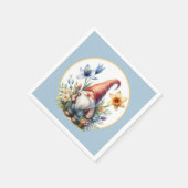 かわいい春ガーデンパーティー格言 スタンダードカクテルナプキン (角)