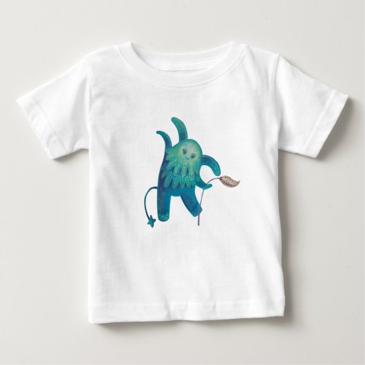 かわいい春キャラクター ベビーTシャツ (正面)