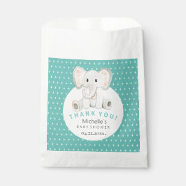 かわいい春ゾウ水彩イラストレーション フェイバーバッグ