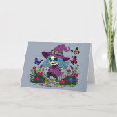 かわいい春魔女 カード (正面)