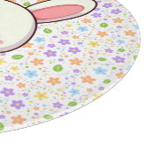 かわいい春/イースターのうさぎと卵 カッティングボード (角)