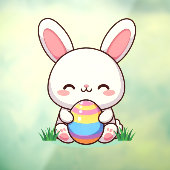 かわいい春/イースターバニーと卵 ウィンドウサイン (シート3)