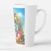 かわいい春/イースターバニーと卵 カフェラテマグ (右)