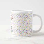かわいい春/イースターバニーと卵 ジャンボコーヒーマグカップ (右)