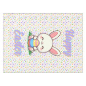 かわいい春/イースターバニーと卵 テーブルクロス (正面(横))