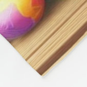 かわいい春/イースターバニーと卵 フリースブランケット (角)