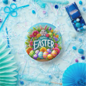 かわいい春/イースターバニーと卵 ペーパーボウル (パーティー)