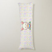 かわいい春/イースターバニーと卵 ボディピロー (正面縦)