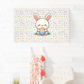 かわいい春/イースターバニーと卵 横断幕 (インサイチュ)