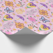 かわいい春 ラッピングペーパー (角)