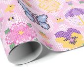 かわいい春 ラッピングペーパー (ロールコーナー)