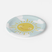 かわいい晴れの日 ペーパープレート (アングル)