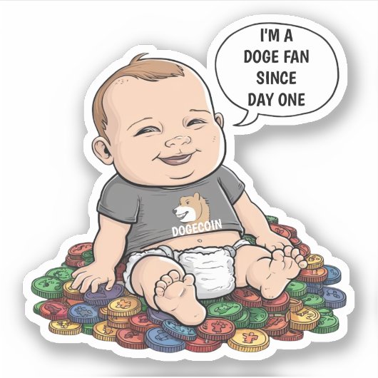 かわいい暗号キッド シール (正面)