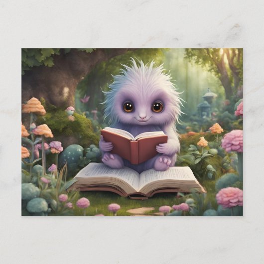 かわいい暗号文はがき ポストカード (正面)