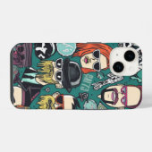 かわいい暗号資産パンクス iPhoneケース (裏面横)