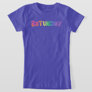 かわいい曜日（土曜日） Tシャツ