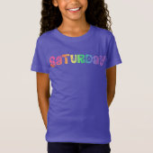 かわいい曜日（土曜日） Tシャツ (正面)
