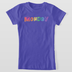 かわいい曜日（月曜日） Tシャツ