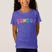 かわいい曜日 Tシャツ (正面)