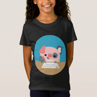 かわいい書マンガの子どもTシャツ Tシャツ